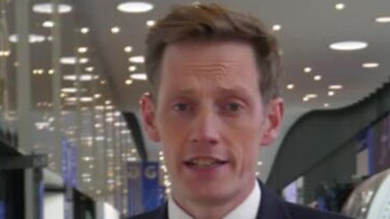 Sky's Moscow Correspondent Ivor Bennett 