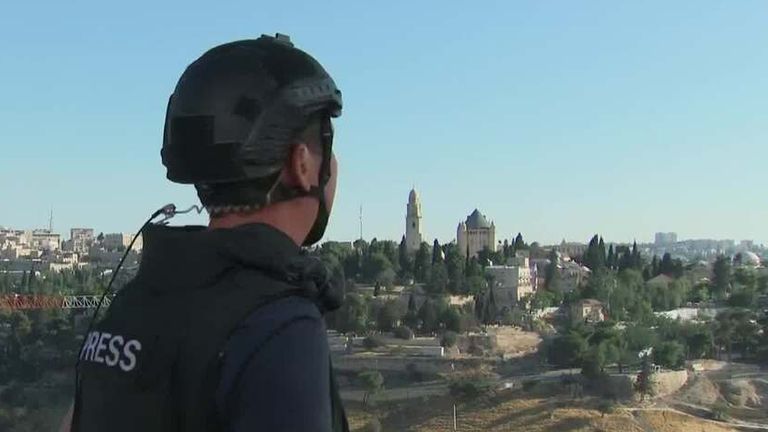 Sky's Ali Bunkall reports from Jerusalem as the IDF says Iran has launched retaliatory strikes