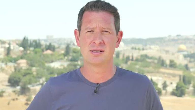 Ali Bunkall reporting from Jerusalem on 19/6