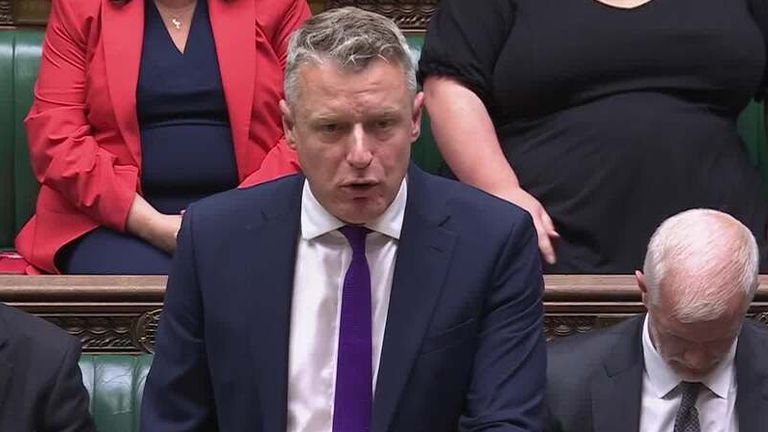 Armed forces minister, Luke Pollard MP