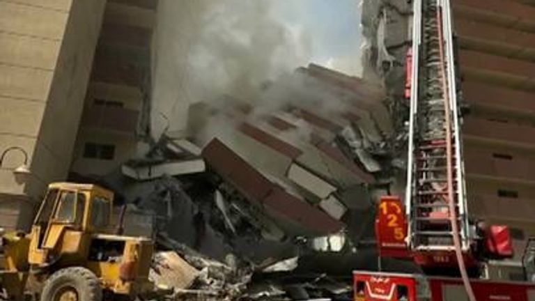Smoke continues to rise in Iran after Israeli strikes