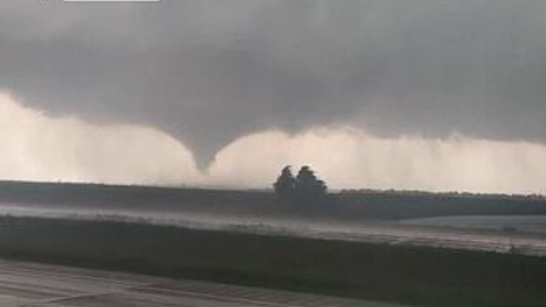 Tornado in the Midwest.