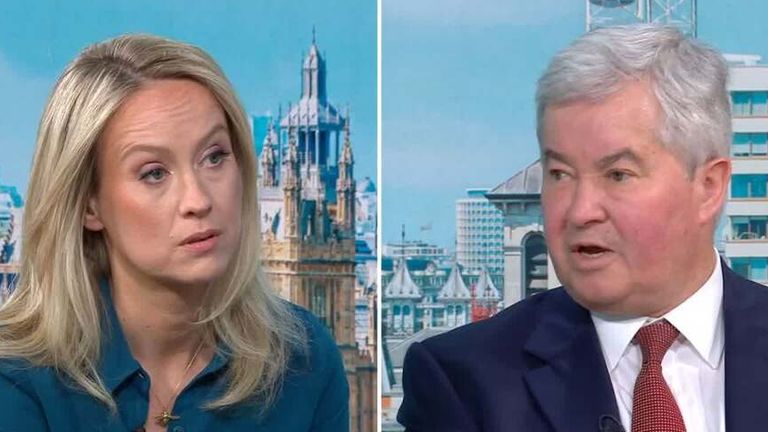 Former British military chief Richard Barrons speaks to Sophy Ridge