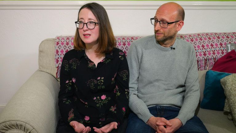 Alice Williams's parents Clare and Chris