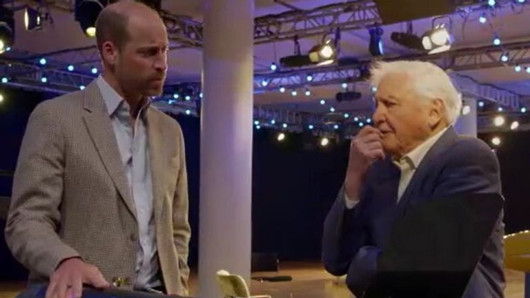 Still from video - Attenborough
