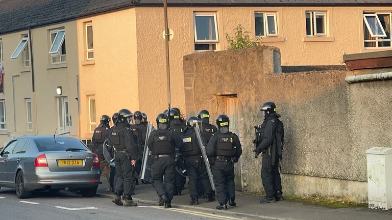 Ballymena riots.
 