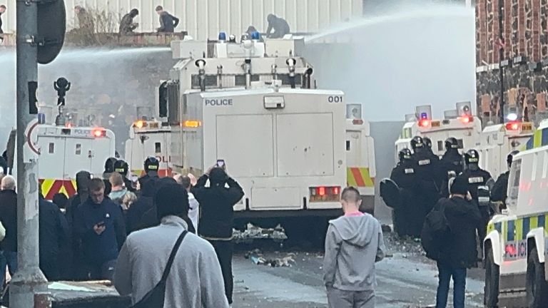 Ballymena riots.