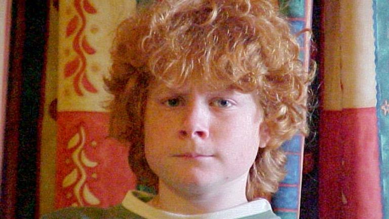 Ben Corser pictured as a child.
Pic:Family handout/Andrew Corser/PA