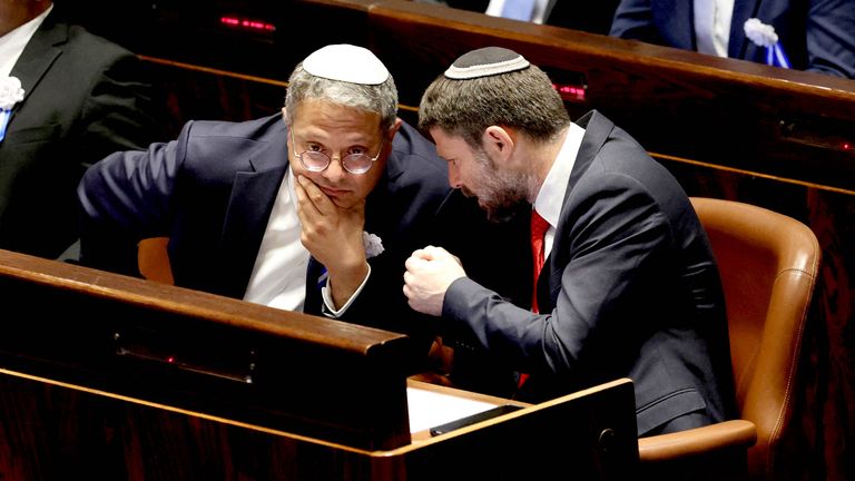 Itamar Ben Bezalel Smotrich.  Pic: Reuters