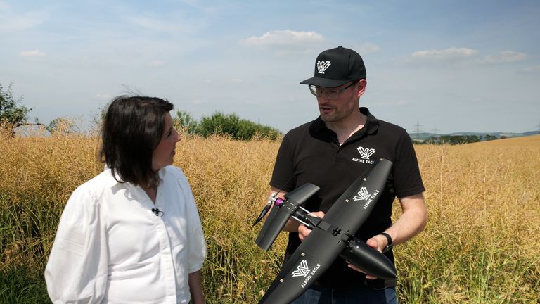 Alpine Eagle CEO Jan-Hendrik Boelens with Siobhan Robbins