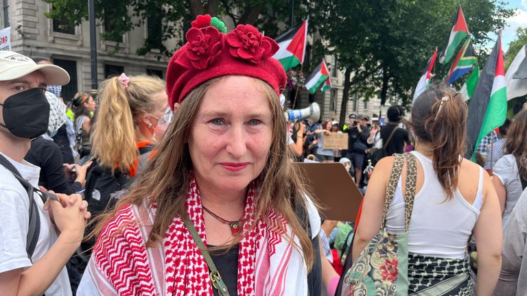 Eleanor is support of Palestine Action