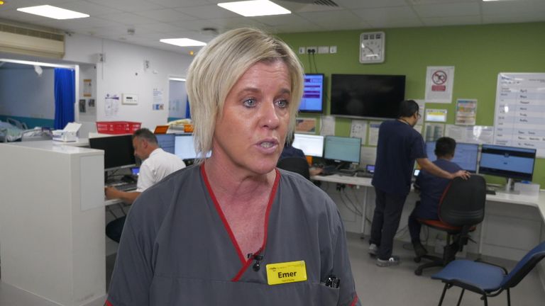 Emer Szczygiel, emergency department head of nursing at King George Hospital