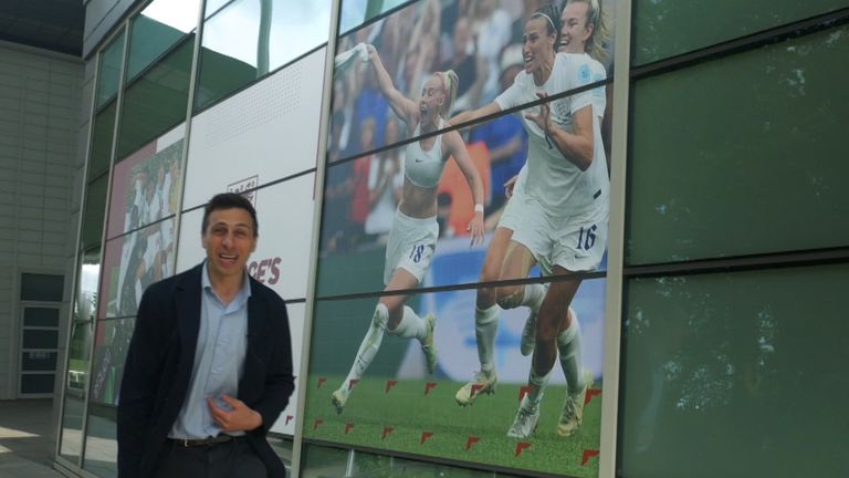 Sky’s Rob Harris speaks to Lionesses Manager Sarina Wiegman as the Euros 2025 England squad is named.