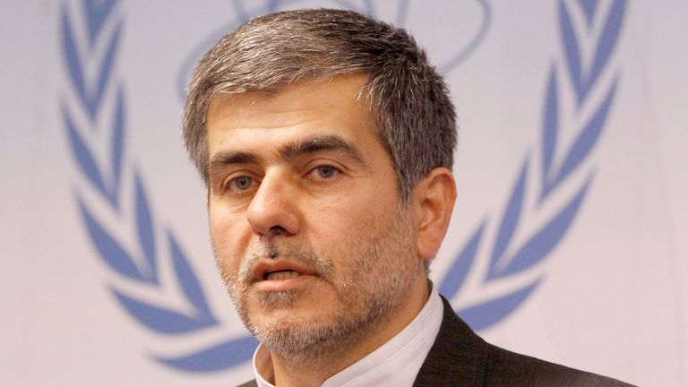 Fereydoun Abbasi, Iran's Vice President and Head of Atomic Energy Organization pictured in 2012.
Pic: AP