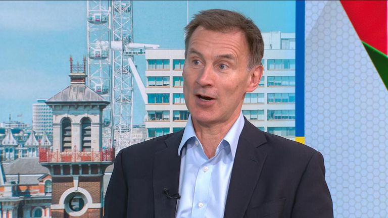 Former Chancellor Jeremy Hunt
