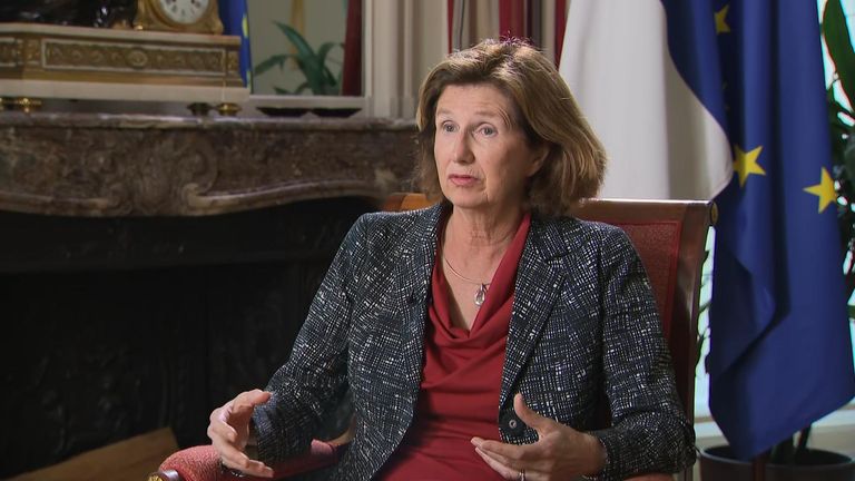French ambassador to the UK, Hélène Duchêne 