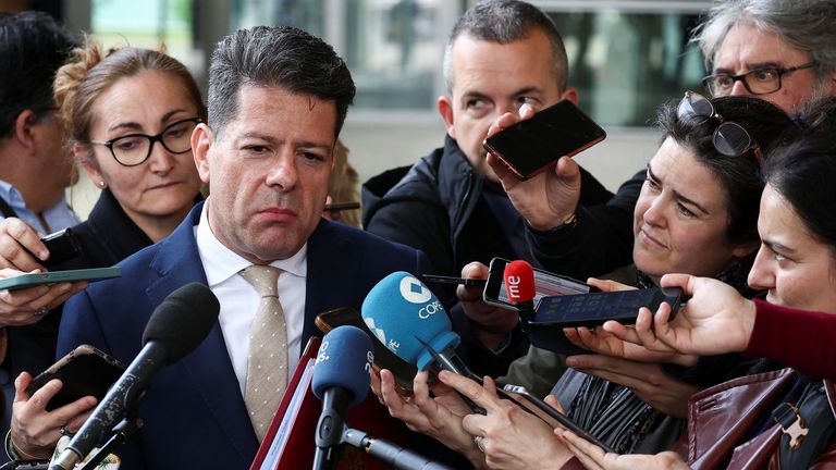 Gibraltar's First Minister Fabian Picardo. Pic: Reuters