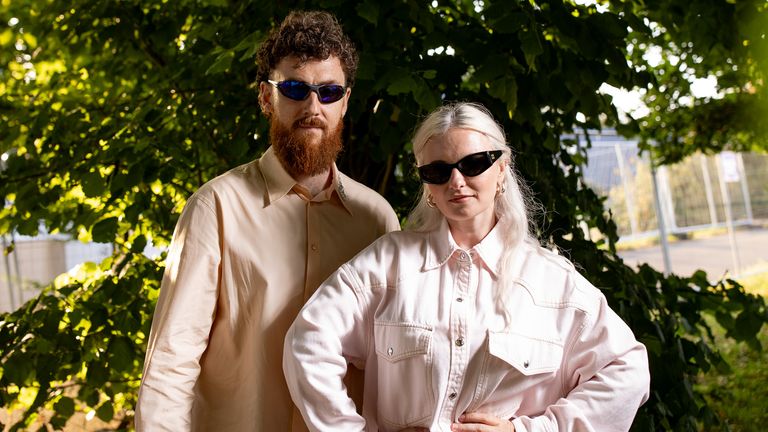 (R-L) Grace Chatto and Jack Patterson of Clean Bandit. Pic: @photosbychloeh