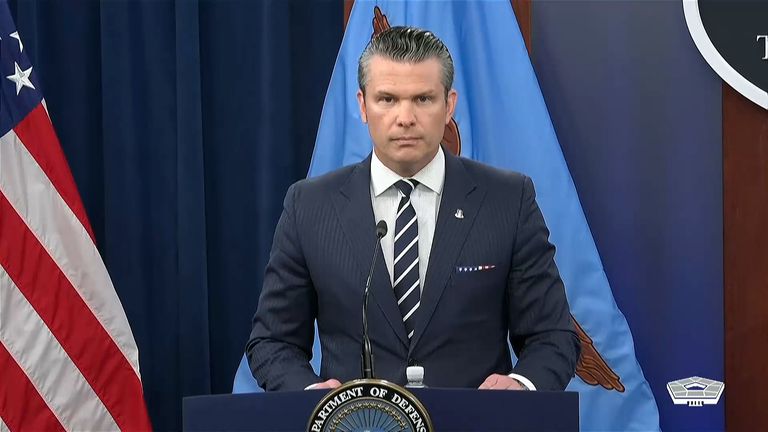 iran hegseth strikes turmp