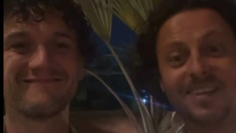 Fiongal and Jamie Greenlaw-Meek. Pic: Instagram