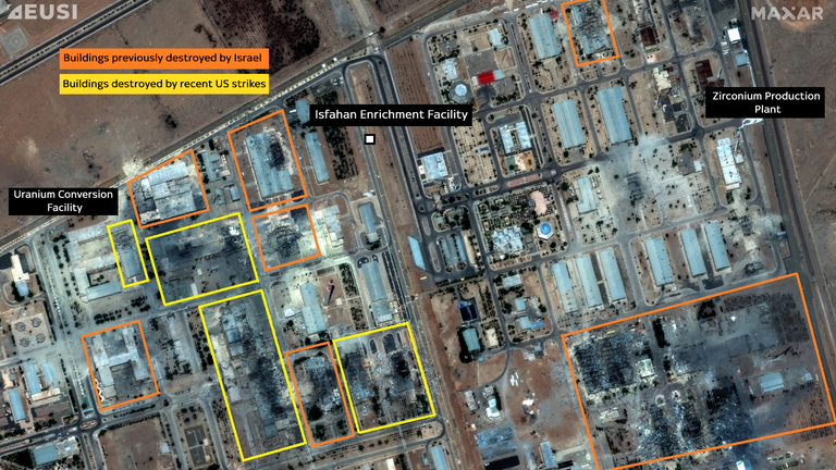 Esfahan facility. Pic: Maxar Technologies