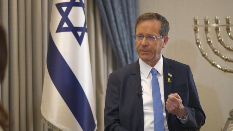 Israeli president Isaac Herzog is visiting the UK