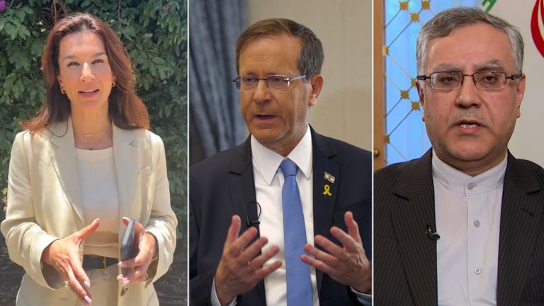 İsrail Başkanı Isaac Herzog, Yalda Hakim İsrail'in İran'a saldırmaktan başka bir seçeneği olmadığını söyledi.