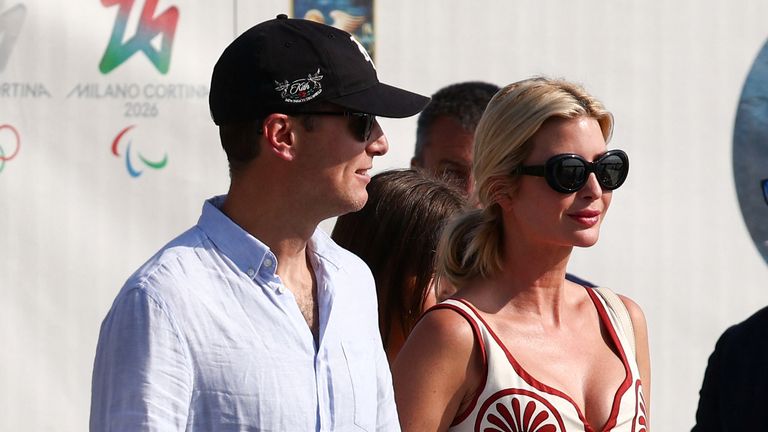 Ivanka Trump, daughter of U.S. President Donald Trump, and her husband Jared Kushner walk at the Venice airport Pic: Reuters 