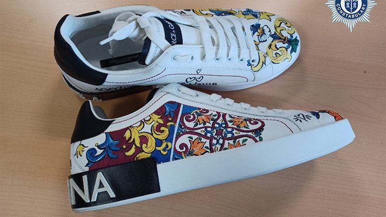Dolce Gabbana. Pic: Cheshire police
