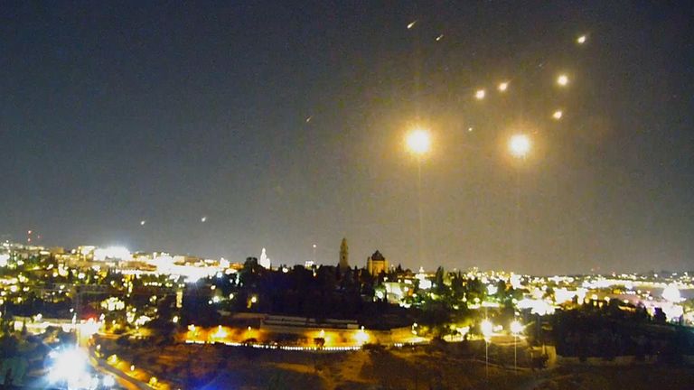 Explosiones sobre Jerusalén