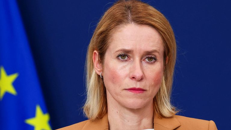 EU foreign policy chief Kaja Kallas. Pic: Reuters