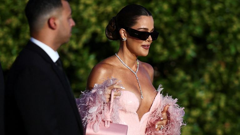 Khloe Kardashian chegou a San Giorgio Maggiore. Imagem: Reuters