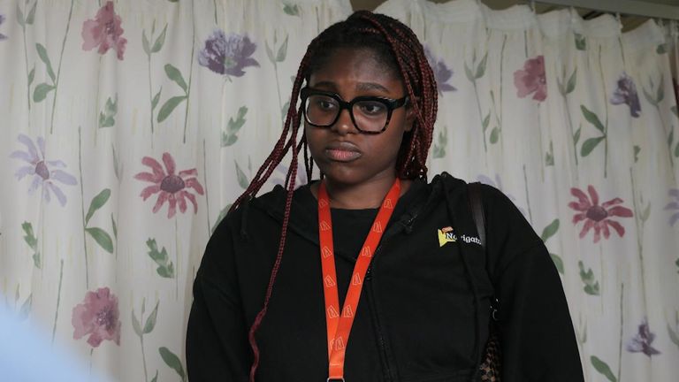 Support worker Favour is part of a team called Navigators