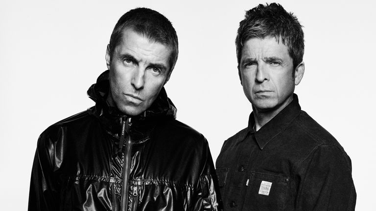 Liam Gallagher (left) and Noel Gallagher (right). Pic: PA.