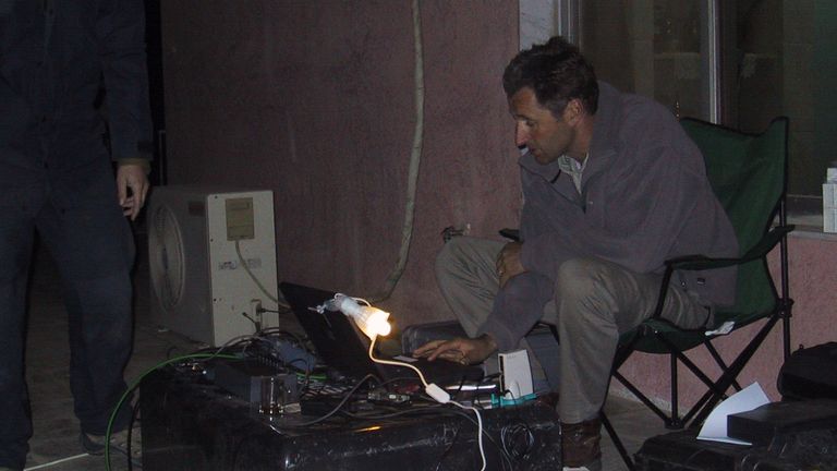 Mark Austin w Iraku w 2003 roku