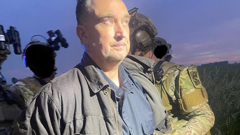 Vance Boelter being arrested. Pic: Facebook/ Ramsey County Sheriff's Office