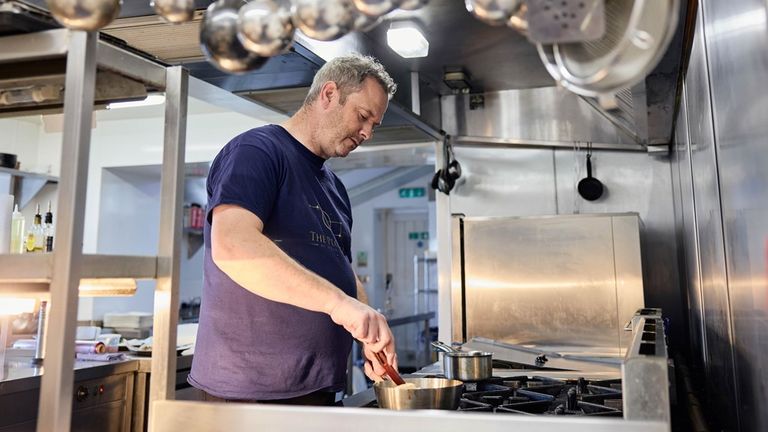 Richard Johns, chef-owner of The Plough in Wombleton, North Yorkshire.