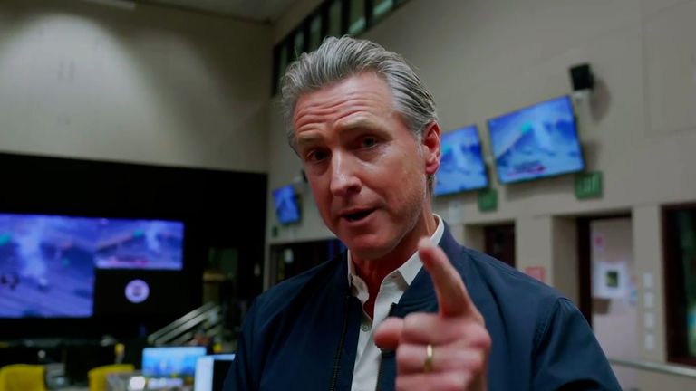 La Trump Newsom NBC