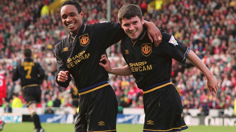 Ince played with a young Roy Keane at Manchester United