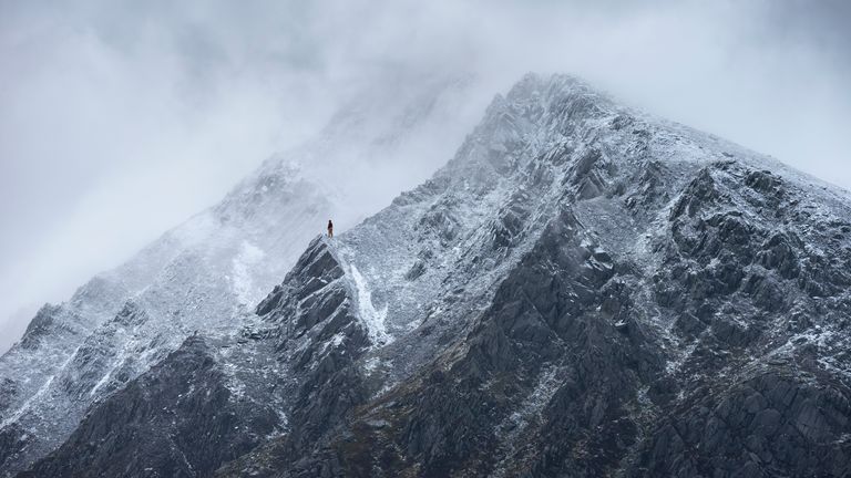 PEN YR OLE OLE QUE I PODE ESTE ERIDRI (neve de neve) conhecido por seus turistas em potencial no inverno. Imagem: Istock