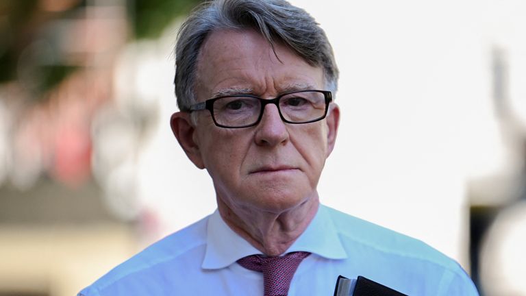 Lord Mandelson will say Brexit has freed the UK to pursue closer ties with the US. Pic Reuters