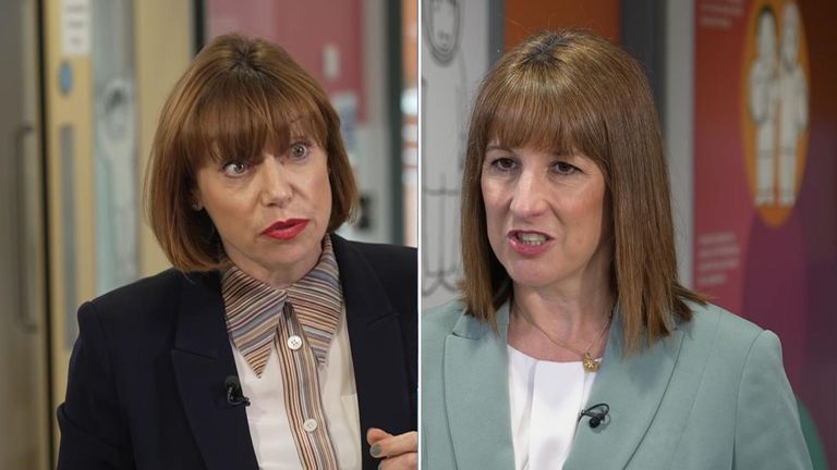 Rachel Reeves and Beth Rigby