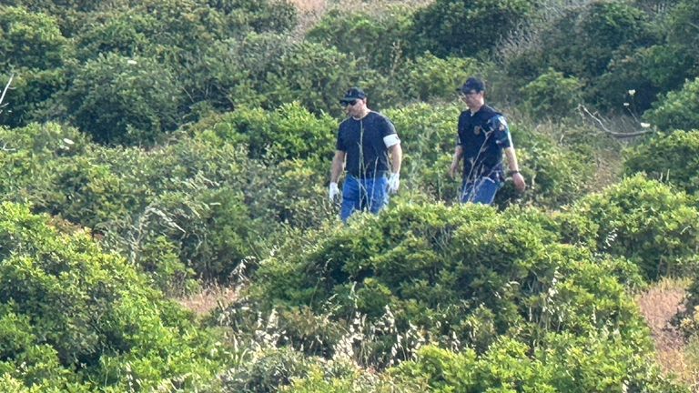 Praia Da Luz yakınlarındaki arama ekipleri