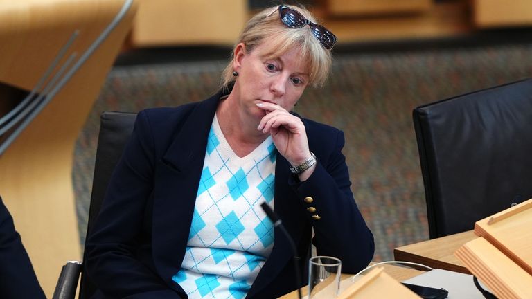 Shona Robison, Scottish National Party MSP, as MSPs debate the Assisted Dying for Terminally Ill Adults (Scotland) Bill, a members Bill firs