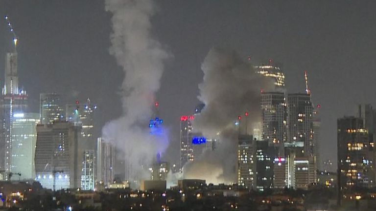 Iran launches retaliatory strikes against Israel 