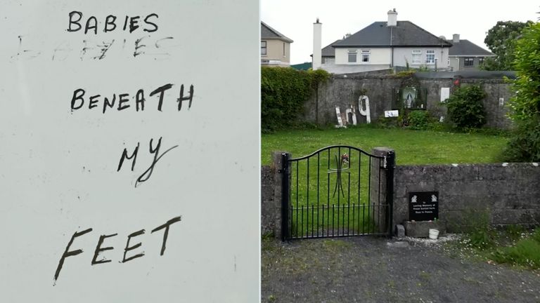 Dig begins for 800 children’s bodies at former Irish &#39;mother and baby&#39; home in Tuam.