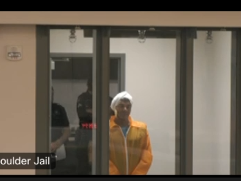 A view of the Colorado Judicial Branch's livestream of Mohamed Soliman's first appearance in court. Pic: Colorado Judicial Branch