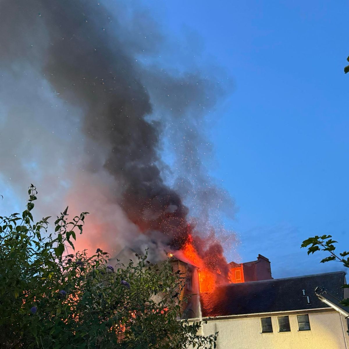 Police investigating deliberate fire that tore through Kilmarnock shops ...