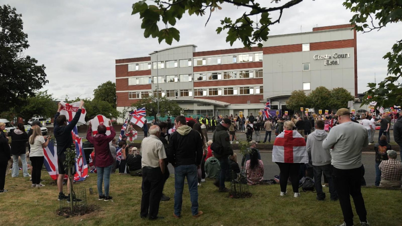 'Simmering' division in town where hotel for asylum seekers is beacon for unrest