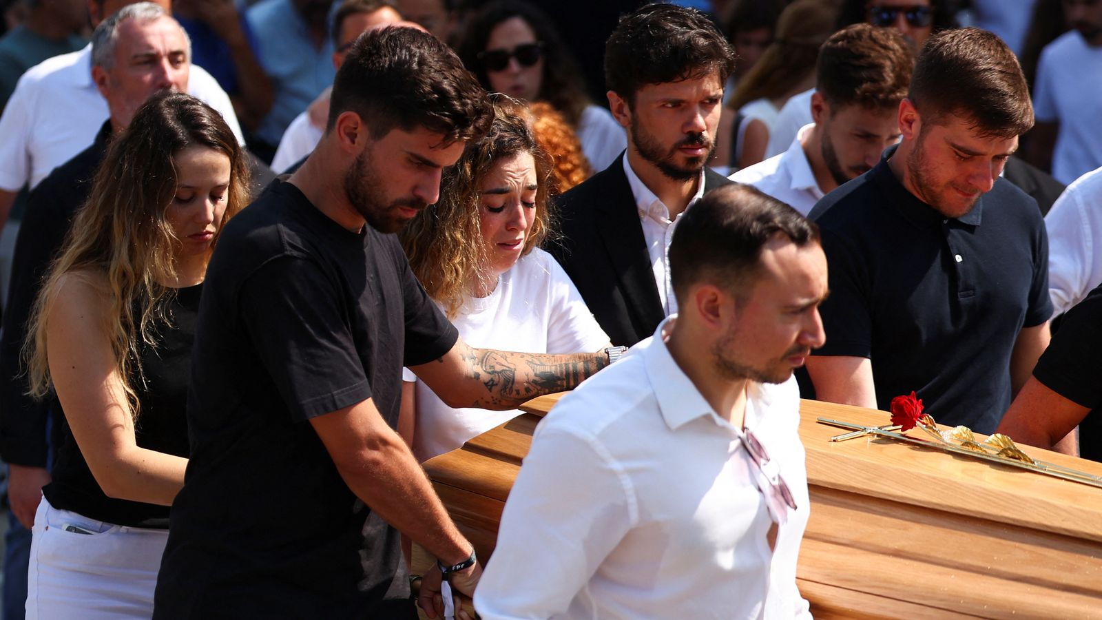 Porto suburb’s saddest day – as Diogo Jota and his brother Andre Silva are laid to rest